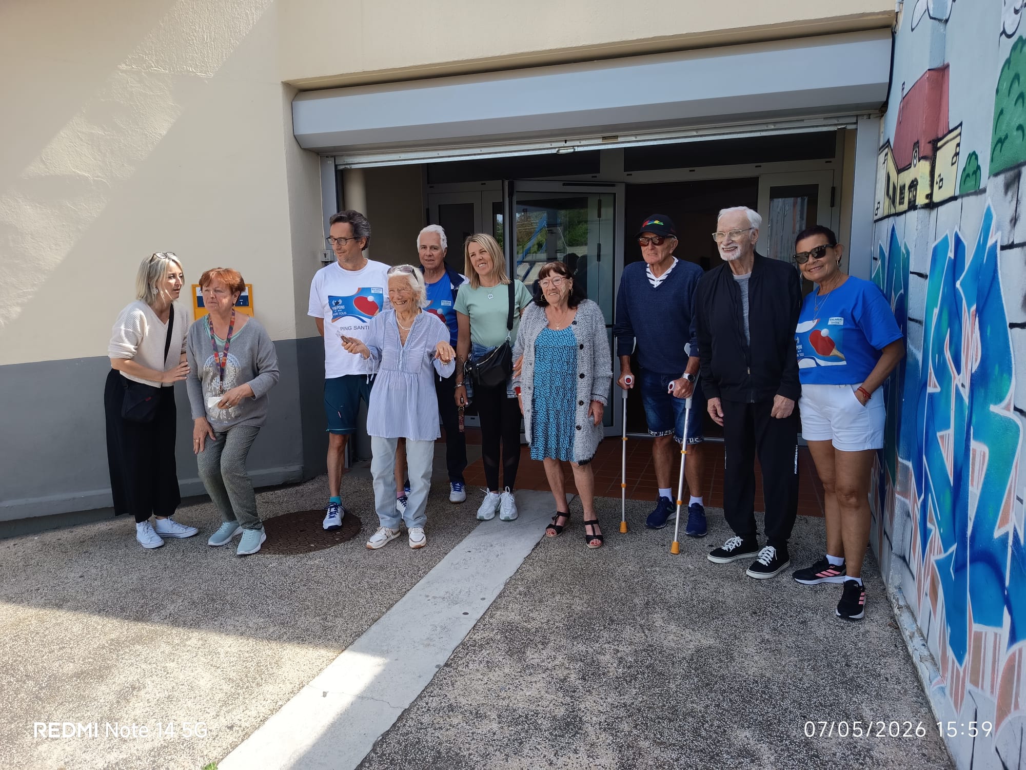 Une première rencontre autour du tennis de table avec le CCAS